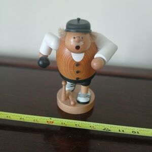 KWO Saxony Shelf Sitter, a traditional German wooden incense smoker